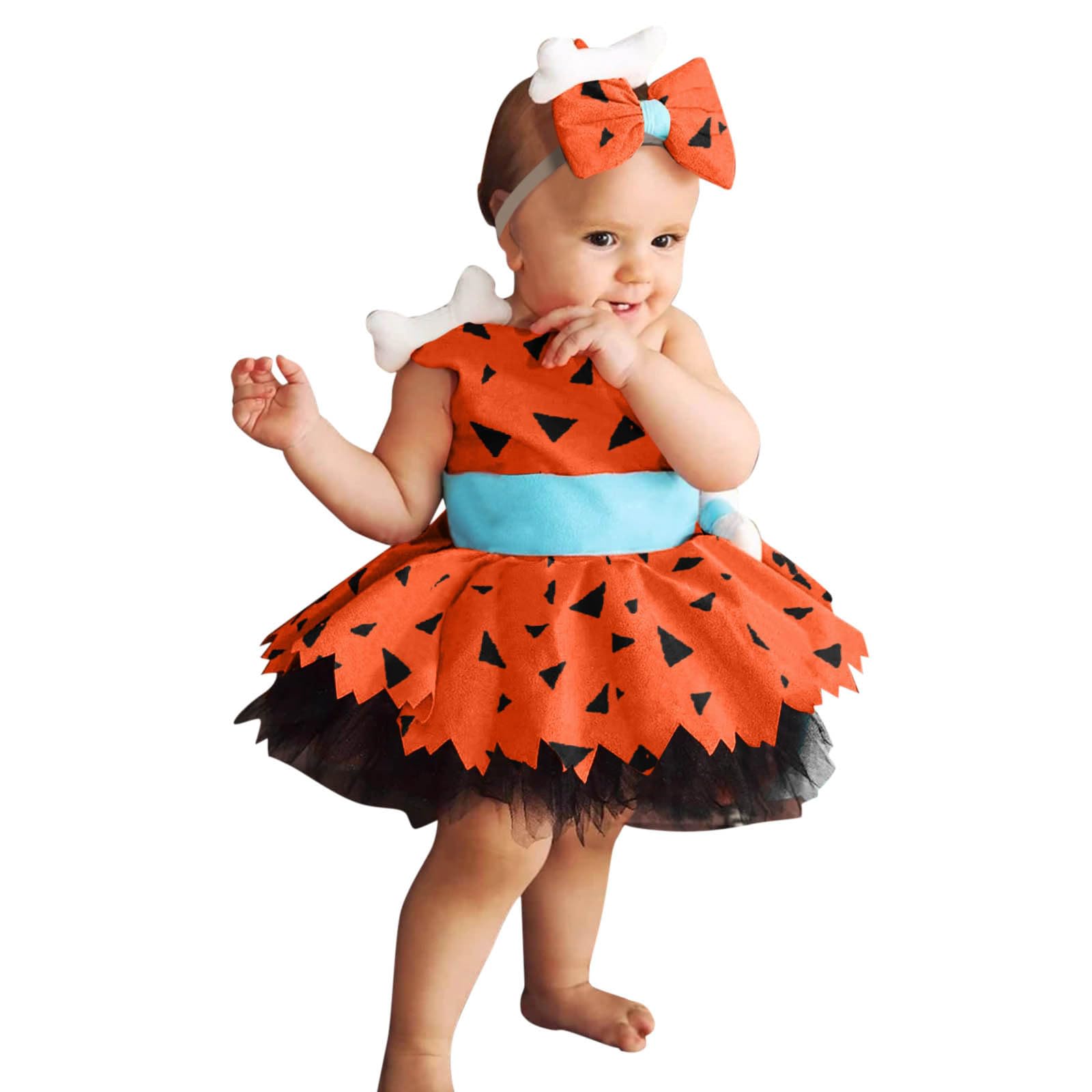 Costume Da Cavernicolo Per Bambini 4 Pezzi - Vestito Preistorico Con Maschera, Top, Pantaloni E Cintura - Taglie 110-150 Cm - 2