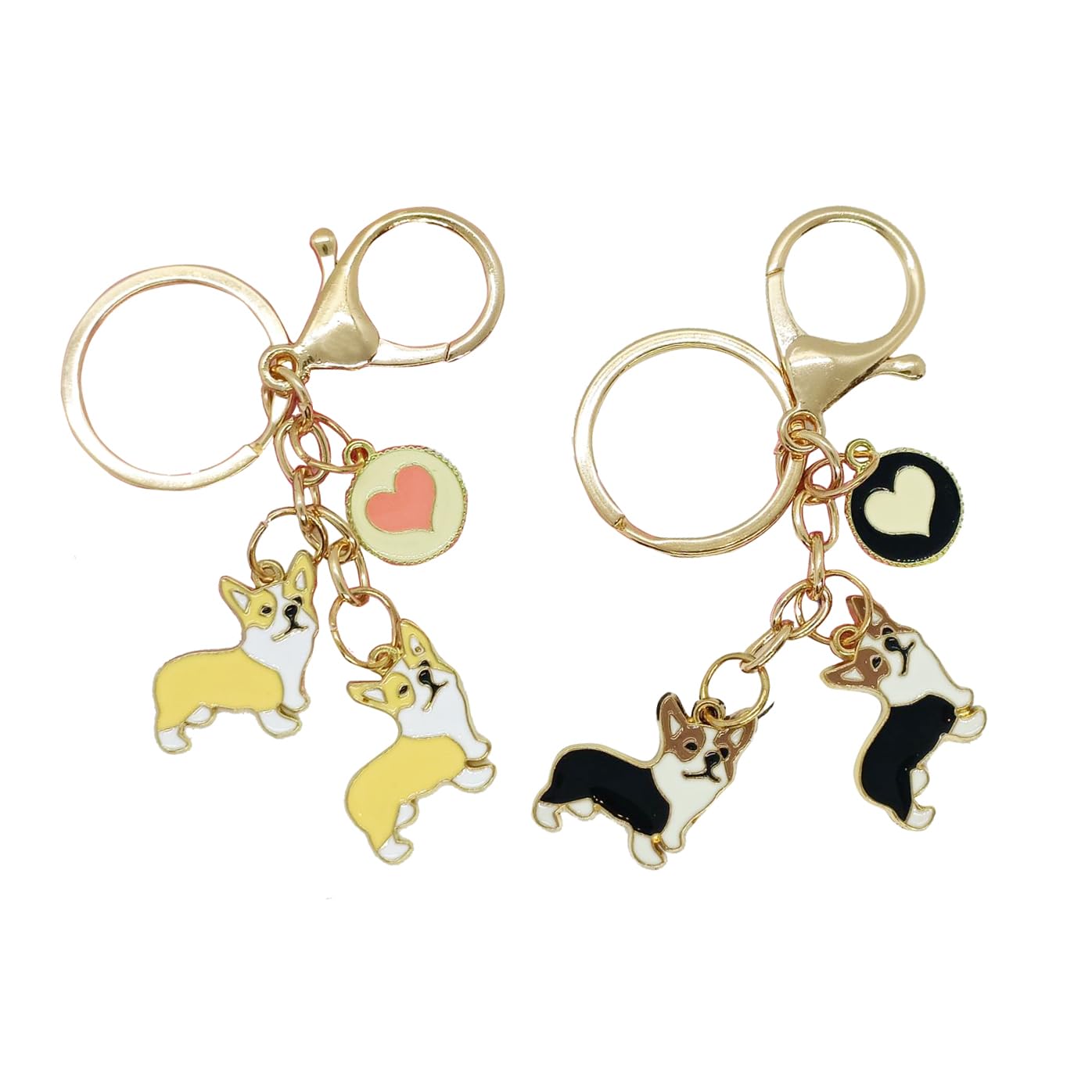 Cute Couples Keychains Anime Charms Key Rings Purse Charms