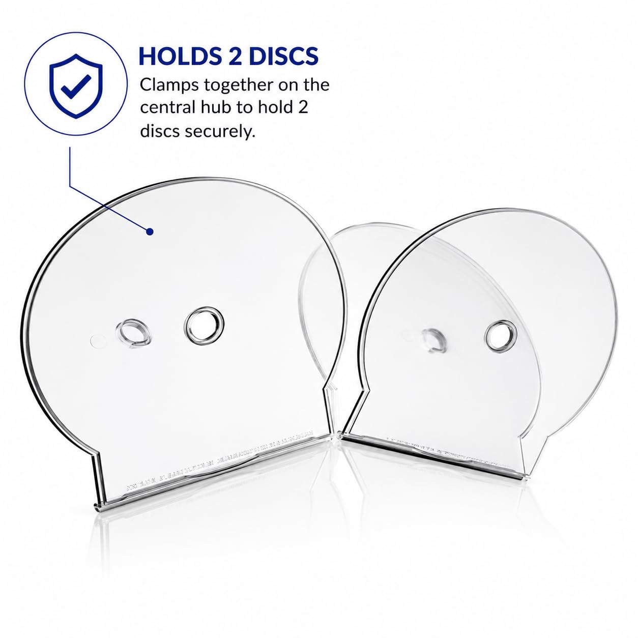 100 x Doble CD DVD Clara Concha (C Conchas) Casos por Dragon Trading®