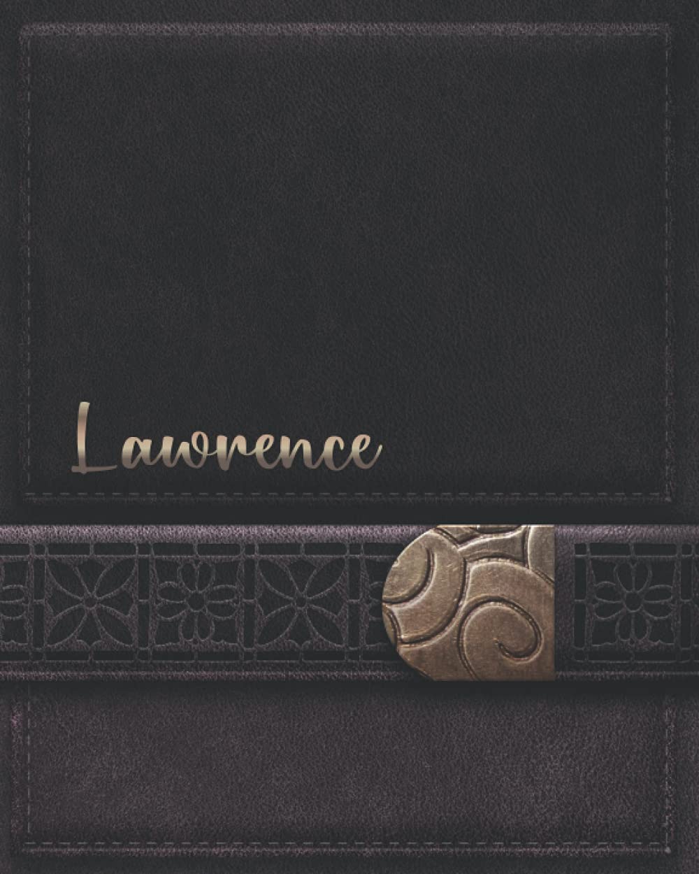 LAWRENCE JOURNAL GIFTS: Novelty Personalized Present With Customized Name On The Cover (Lawrence Notebook)