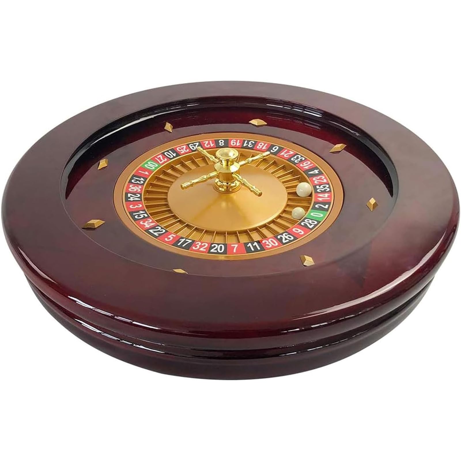 20 Zoll Holz-Roulette-Rad-Set, Drehteller, Präzisionslager-Roulette, Für Einen Spieleabend Zu Hause Oder Eine Clubparty