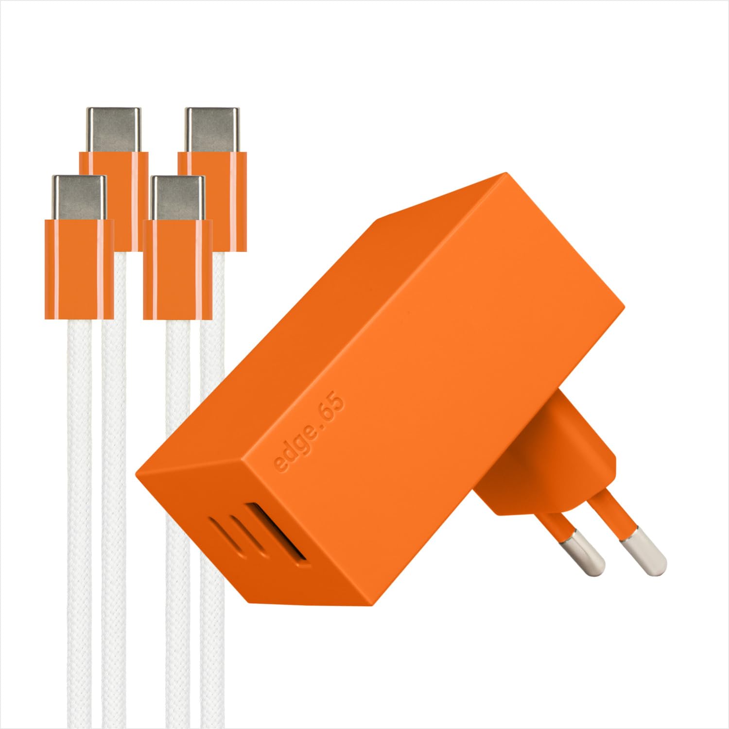 usb-lader mit 2 x usb-c und 1 x usb-a port 65 w schneller ladegerät