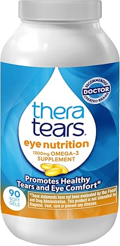 Cápsulas de suplemento de Omega-3 Thera Tears Nutrition 004 oz 90 unidades ADVANCED717637 1 1