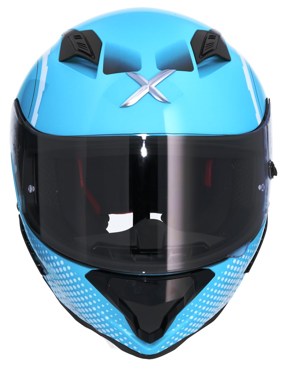 Shiro Helmets Casco Integral Modelo Hunter Spear Azul Totalmente Homologado (M 57/58)