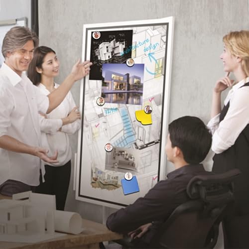 Miniatura 8 de Imanes de vidrio para refrigerador, imanes magnéticos fuertes para refrigerador, imanes de cristal de mármol para nevera, decoración para cocina,