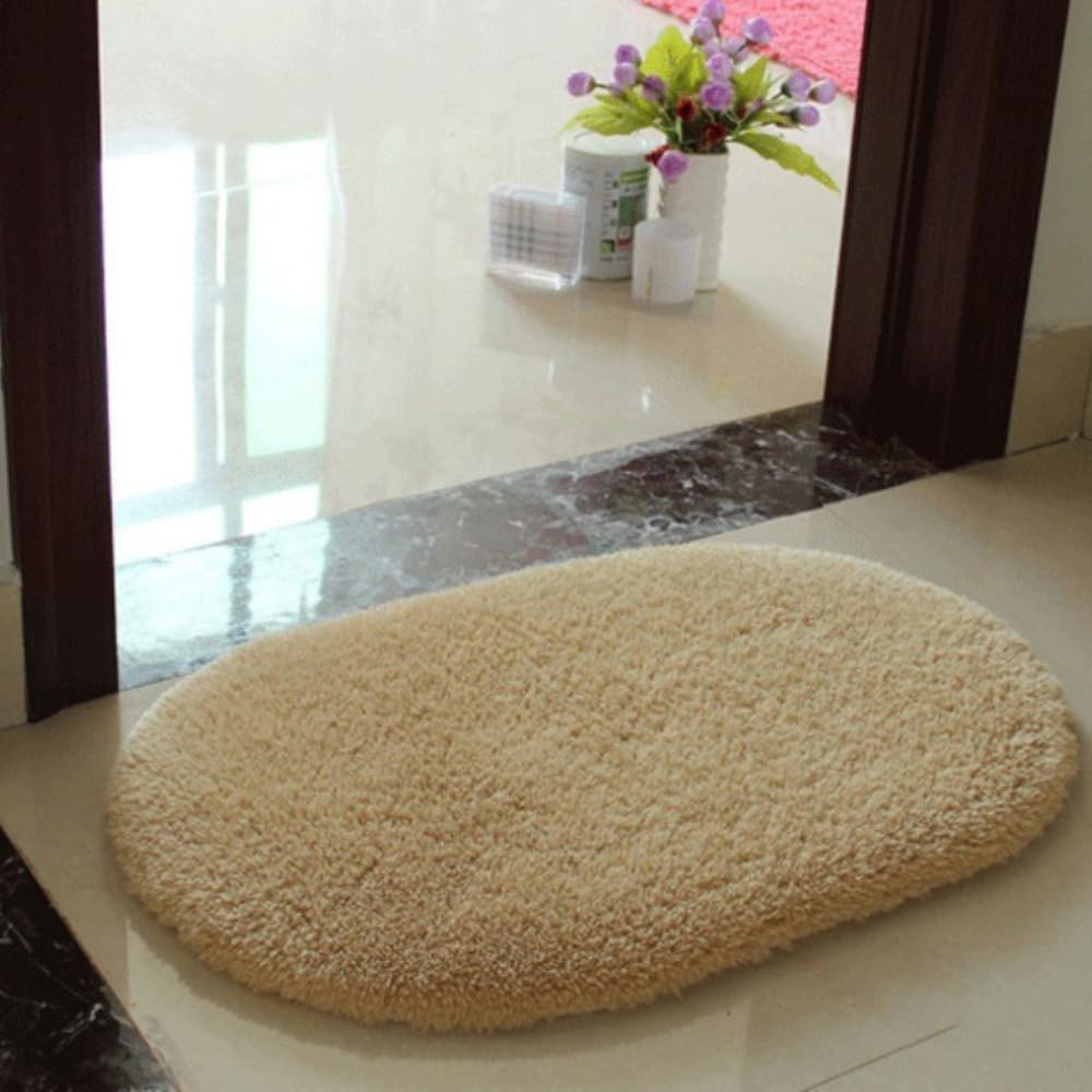 Alfombra de baño antideslizante de felpa y absorbente, 140 x 200 cm, suave para ducha, sala de estar, dormitorio, comodidad acogedora y alta absorción