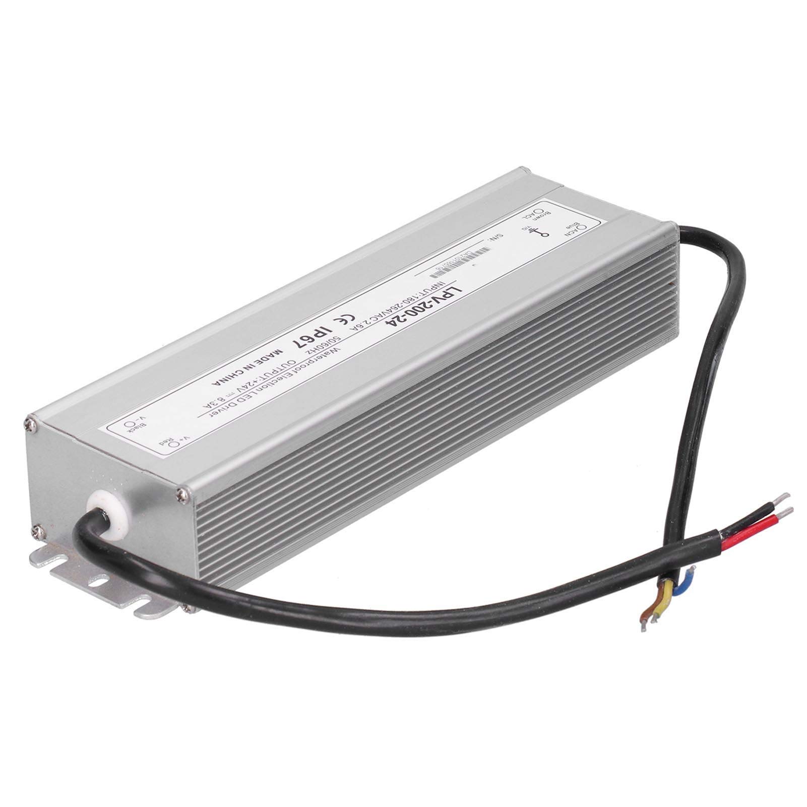 Wodoodporny Sterownik LED o Mocy 200 W z aluminiową obudową