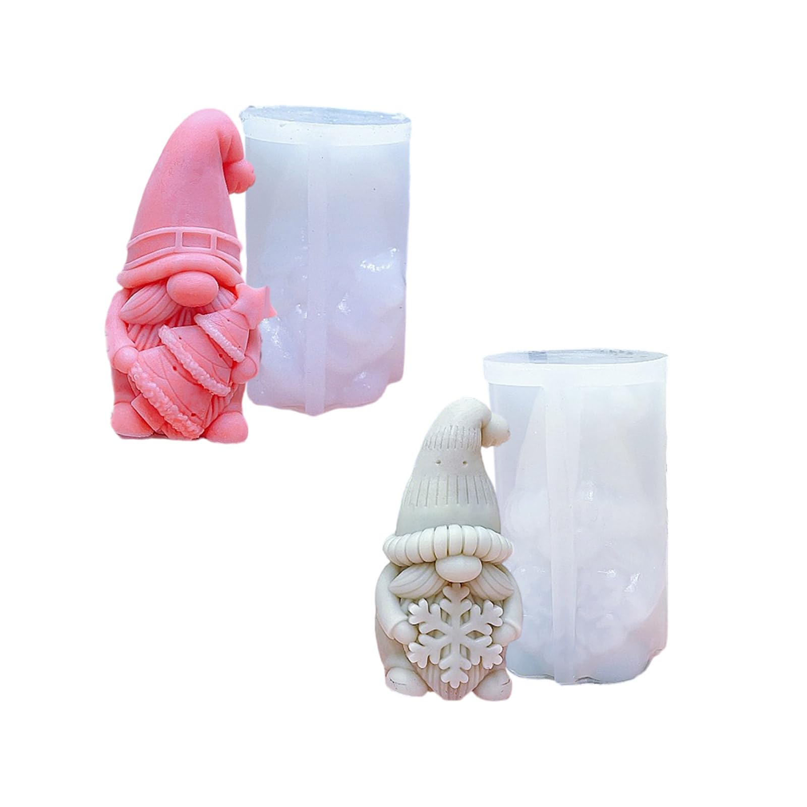 Elnwnnkc 2Pcs Decorations Gift Room Decors Craft Castings Molds 3D Silicone Handicrafts Making Baking Molds for Making