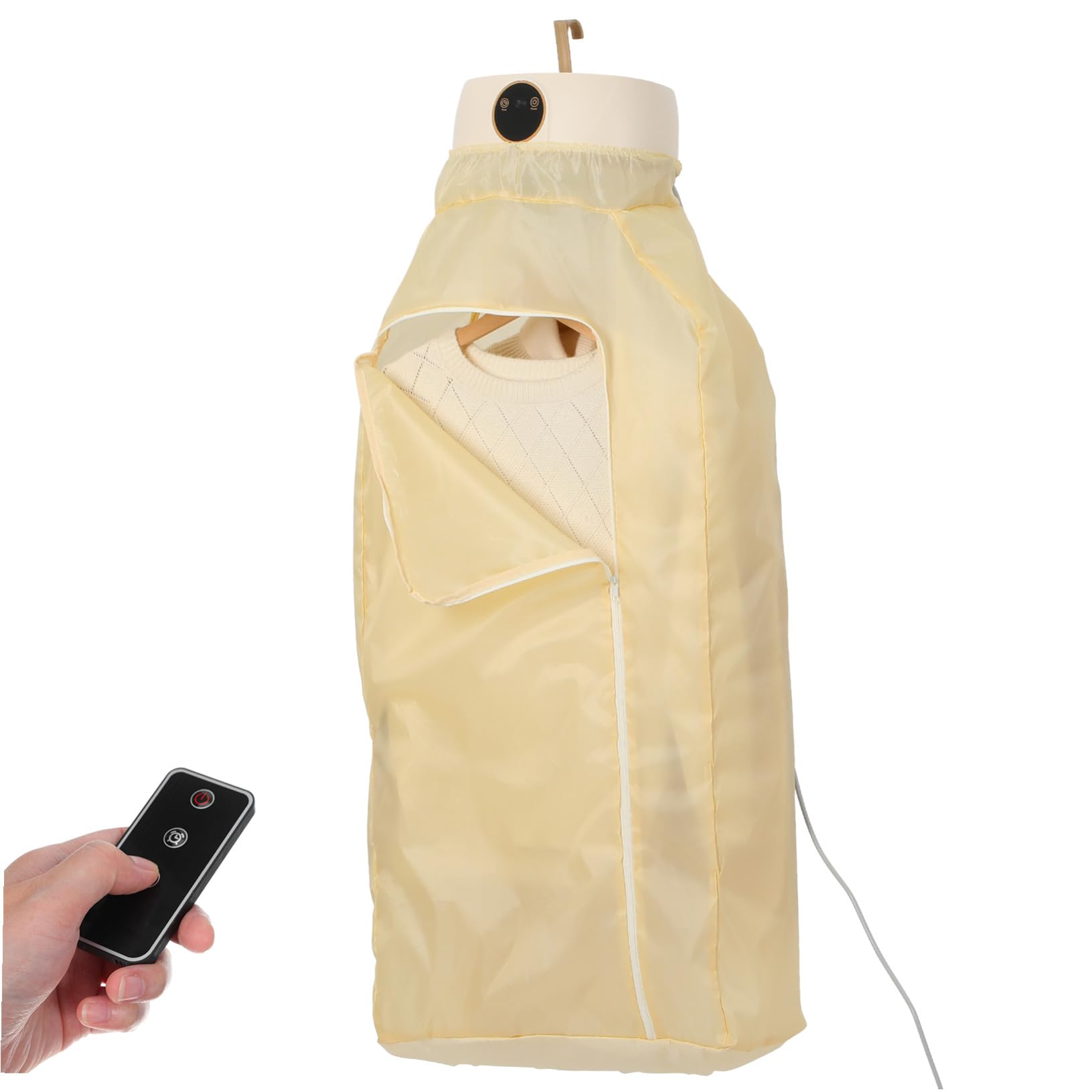 POPETPOP Sèche-linge Portable Électrique pour Appartements et Camping-cars Séchoir à Linge Pliable et Suspendu Léger et Compact avec Prise Européenne