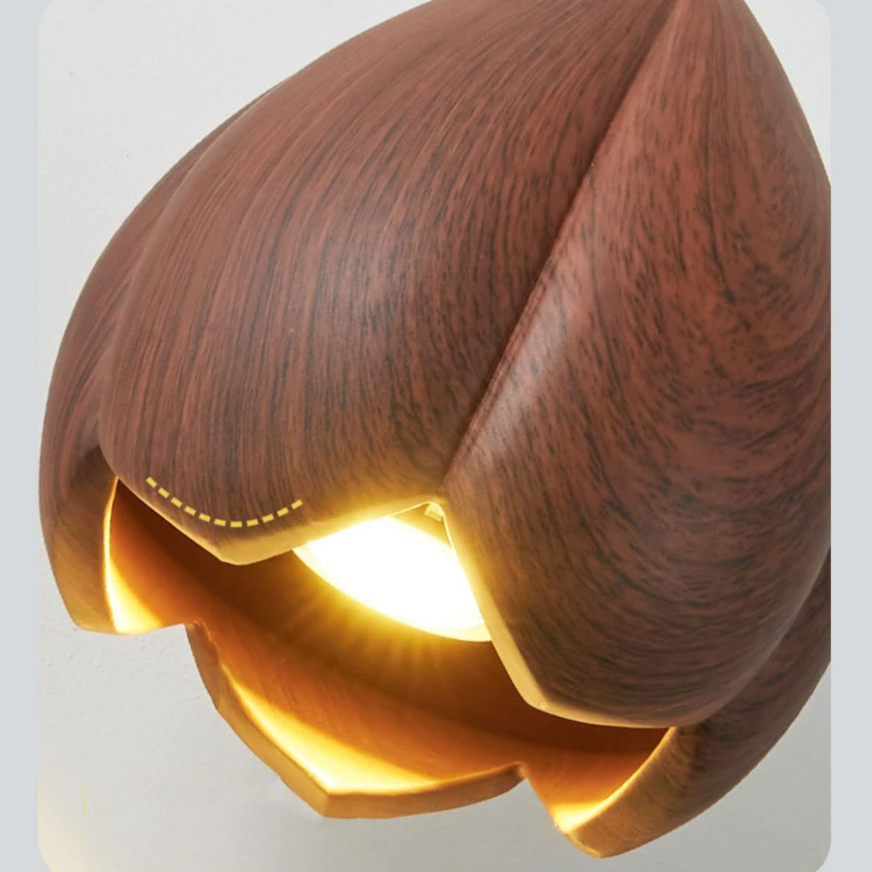 Lampy Wiszące W Stylu Rustykalnym, Rustykalna Drewniana Sufitowa, Wisząca Z Małym Płatkiem Kwiatu Do Zlewu Kuchennego Na Wyspie, Zabytkowy Żyrandol Do Jadalni/Restauracji/Pączek Kwiatu