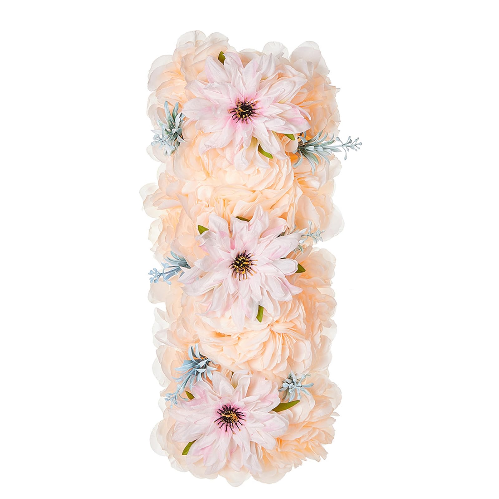 Hsioluted Artificial Flower Arrangement Decorations for Wedding Centerpieces, Artificial Rose Arrangement for Photo Props Flower