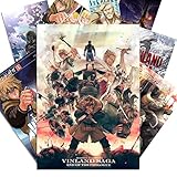 Vinland Saga Poster 8 PCS 10x14 Inch Anime Poster Wall Art Home Living Room Decor Gift