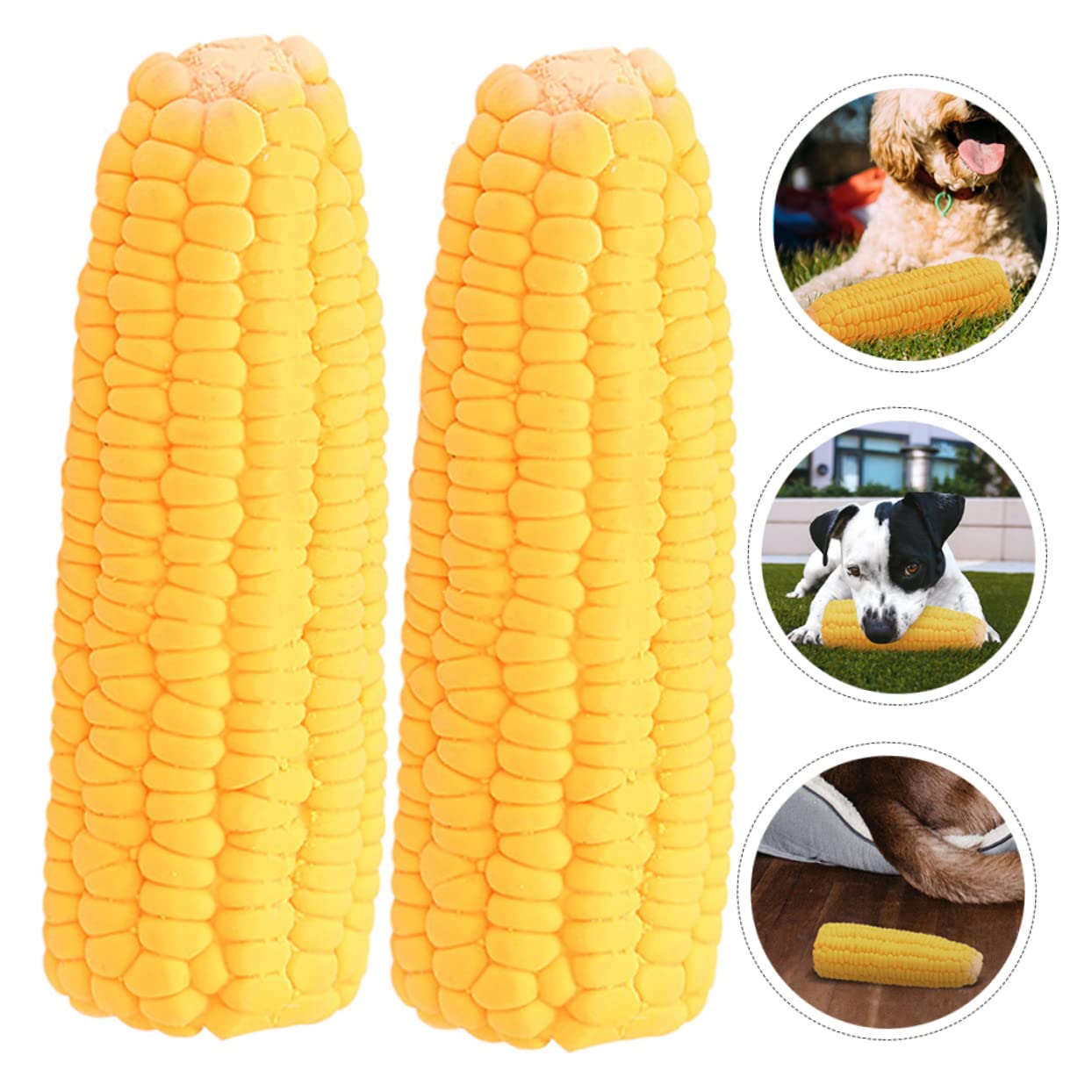 minkissy 15 Piezas de Juguete de para Perros, Juguetes para para Cachorros, Juguetes chirriantes para Perros, Juguete de látex para Perros Grandes, Juguete para morder para