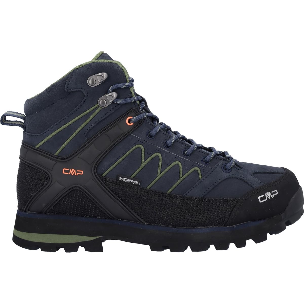 CMP Men's Moon MID Trekking Shoes WP, B.Blue-Peat, 9 UK