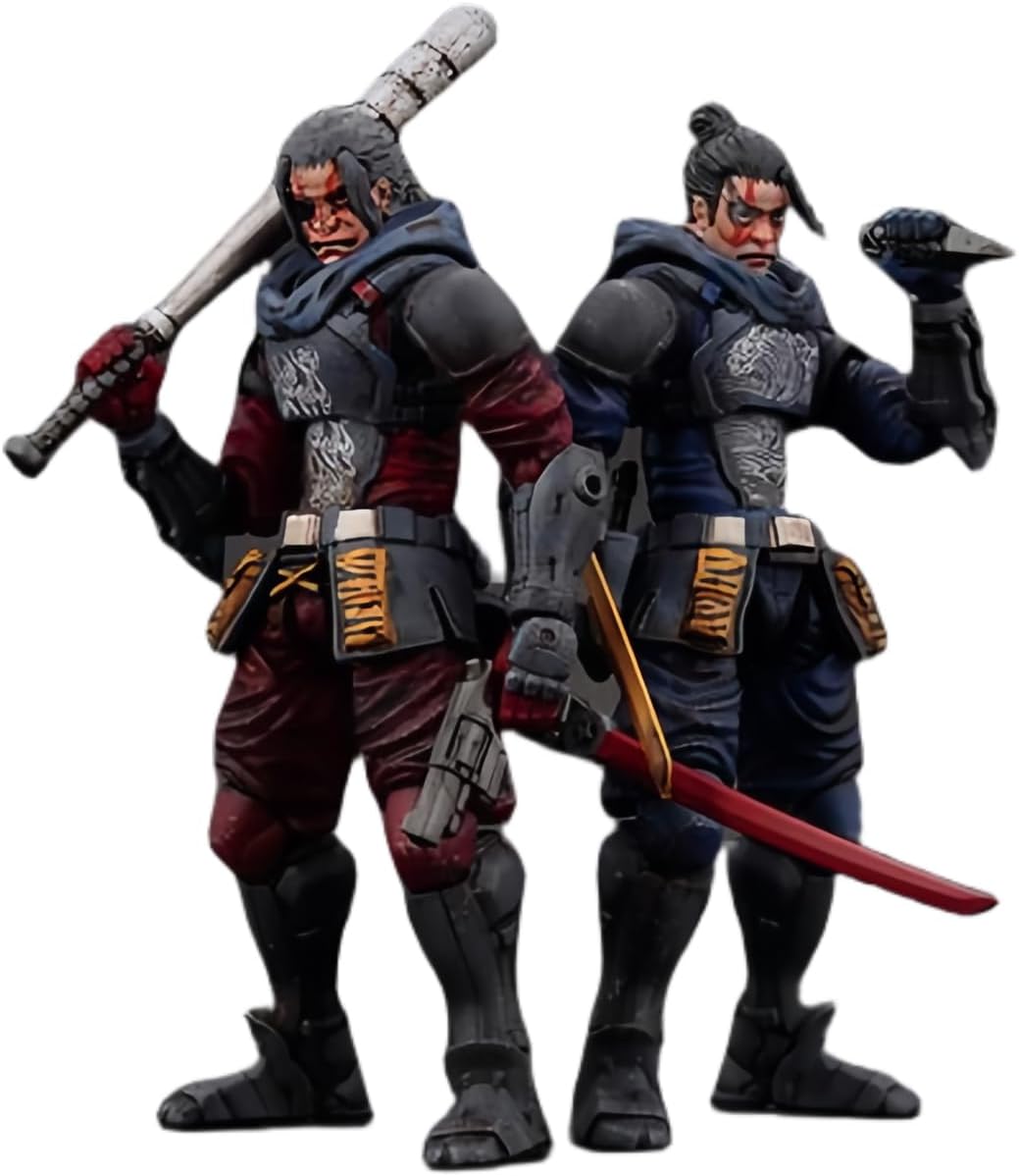 HiPlay Toy Alliance Acid Rain World Gekirou Misshaku & Shaku-En Naraen FAV-SP23 1/18 Action Figures - Image 1 of 6