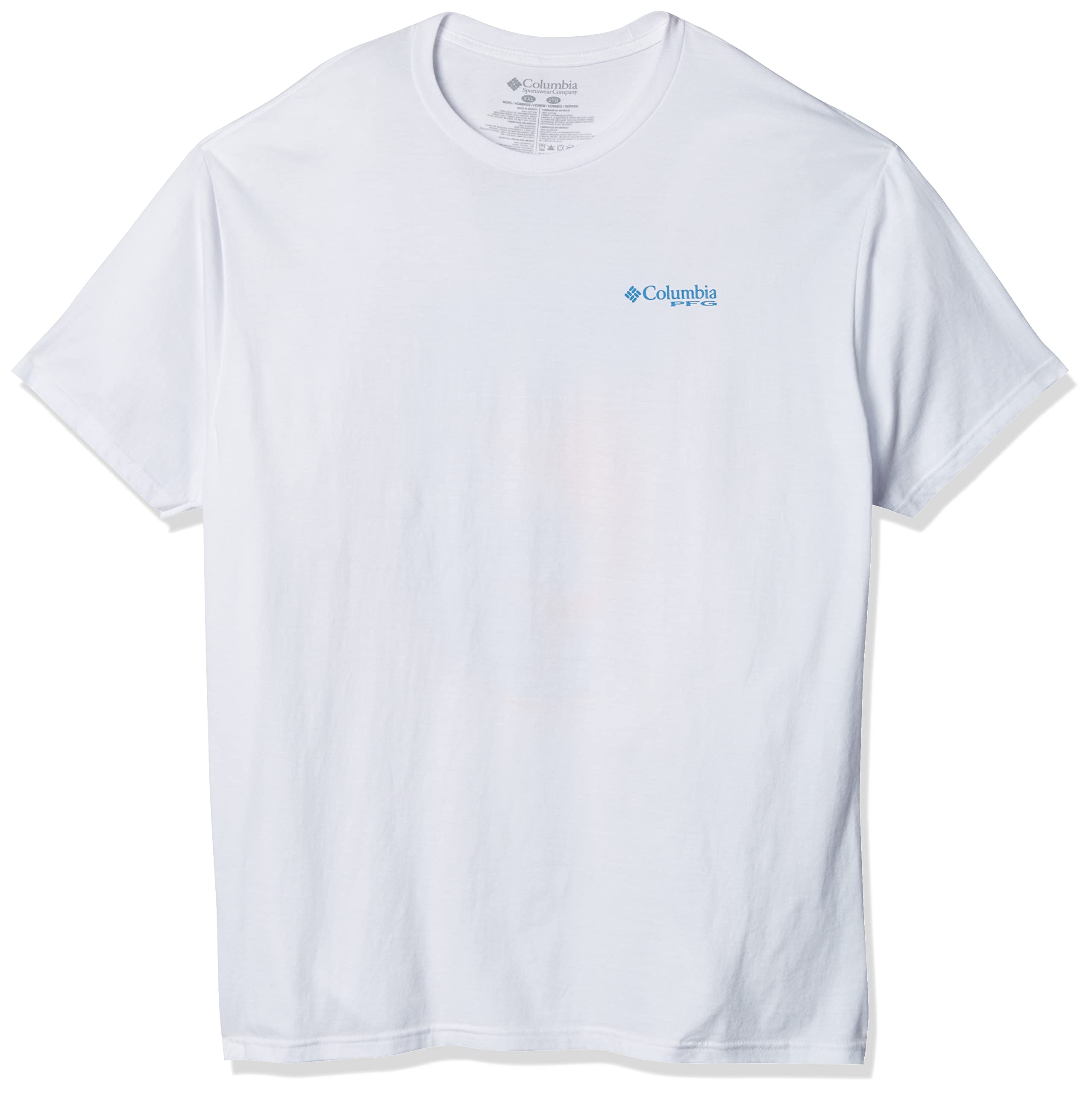 Columbia Men's Graphic T-Shirt, White/Biber, Large