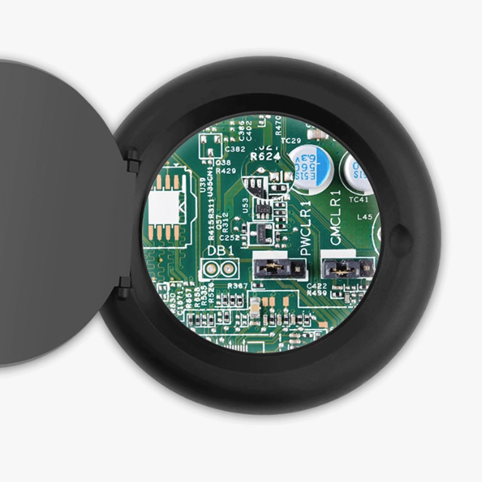DOUKI Lupa de sobremesa 5-10X, Lupa iluminada por LED, Placa de Circuito Regulable, Lupa de revisión para Trabajo cercano
