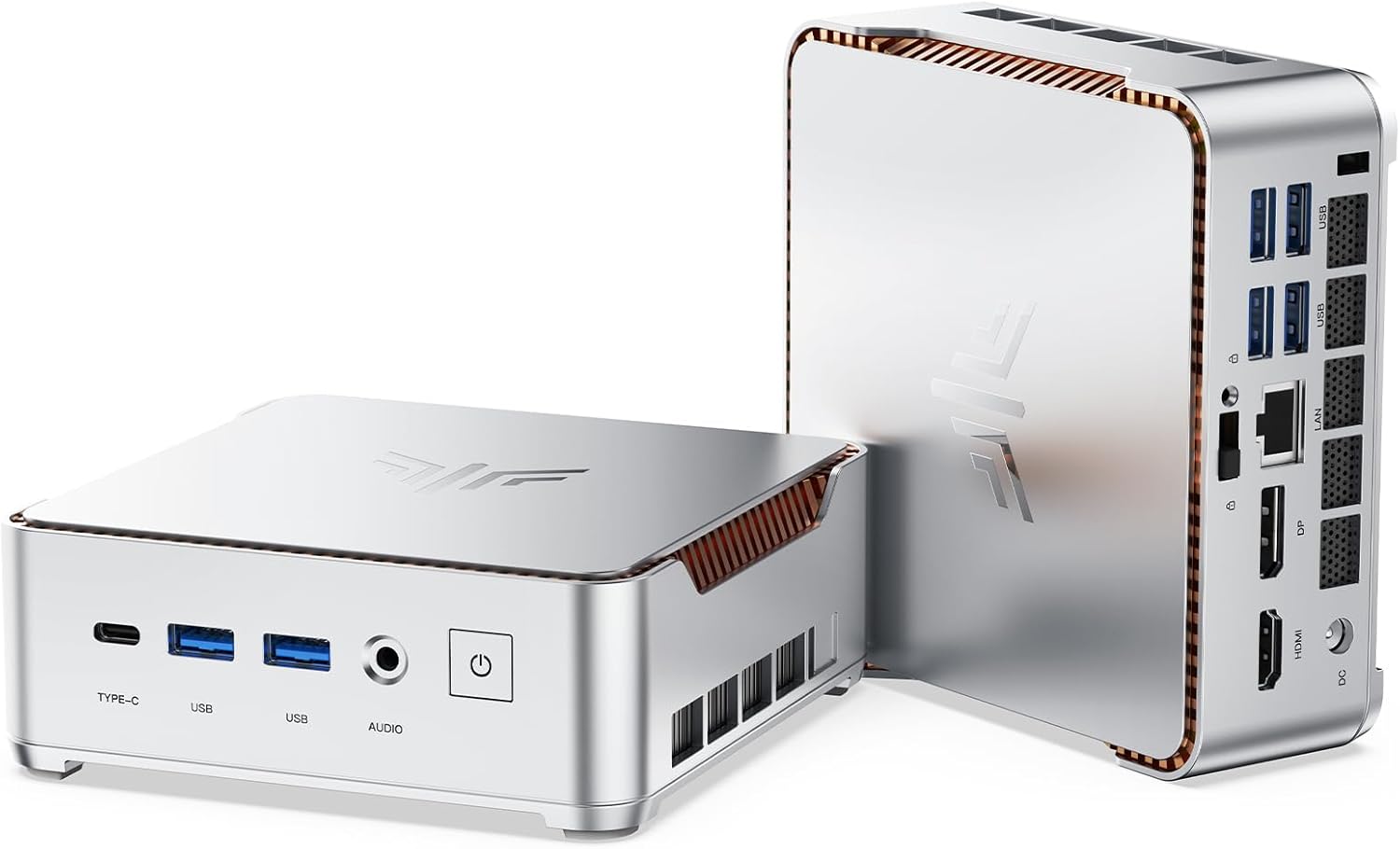 KAMRUI Hyper H2 Mini Gaming PC, in-tel Core i7-13620H Mini Computers (Beats 1280P, 10C/16T, up to 4.9GHz), 32GB RAM 1TB PCle4.0 SSD Desktop Computer, Triple 4K Display, USB4, WiFi6, BT5.2, Business Gl