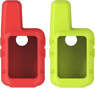 Wearable4U Garmin InReach Mini/Mini 2 Silicone Protective Cases (Orange/Lime) Bundle (2 Pack)
