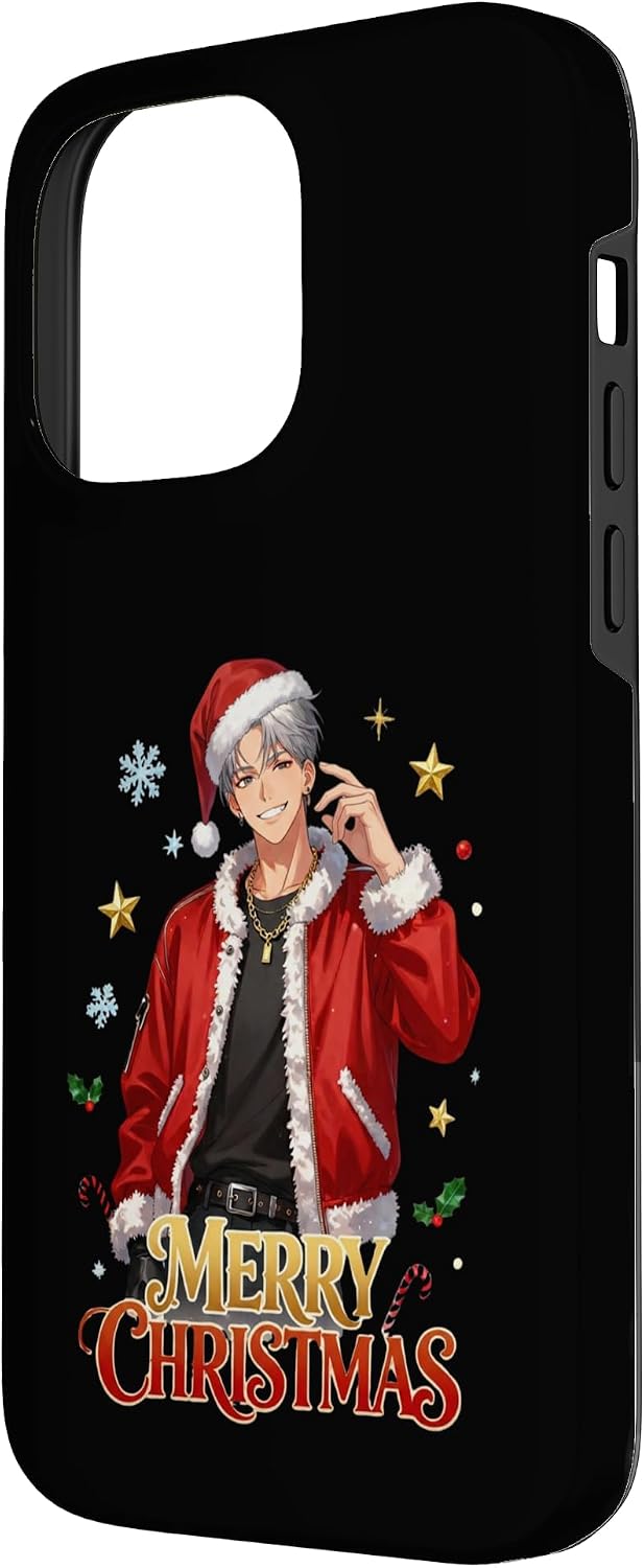 Cozy Anime Christmas Manga Holiday Case for iPhone 14 Pro Max image 2