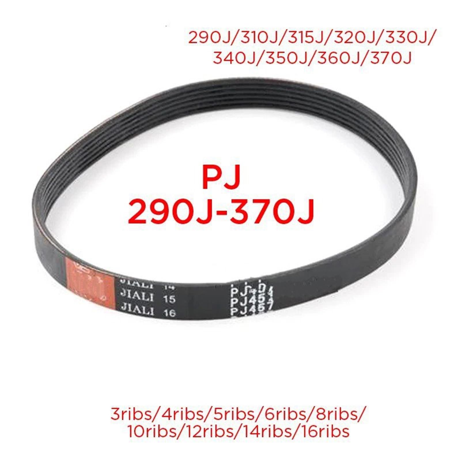 Multirib pas trapezowy 290J/310J/315J/320J/330J/340J/350J/360J/370J pasek klinowy do strugarki windy i kół pasowych 320J (812,8 mm 8 żeber) – trwałe rozwiązanie o wysokiej wydajności