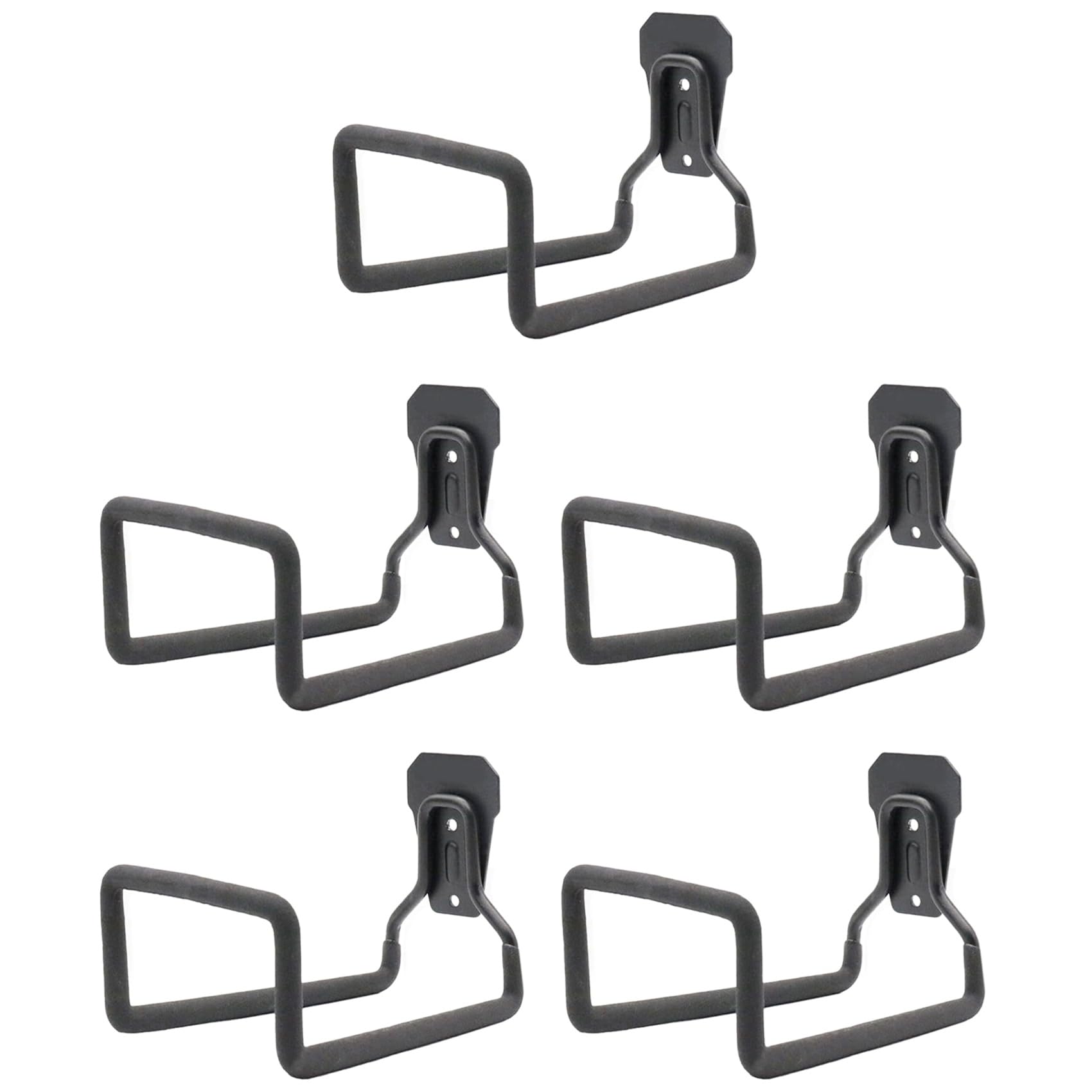 Aundhegrtt 5X Garden Hose Holder Wall Mount, Duty Water Hose Hanger for Outside, Metal Hose Reels Hose Rack Hose Hook