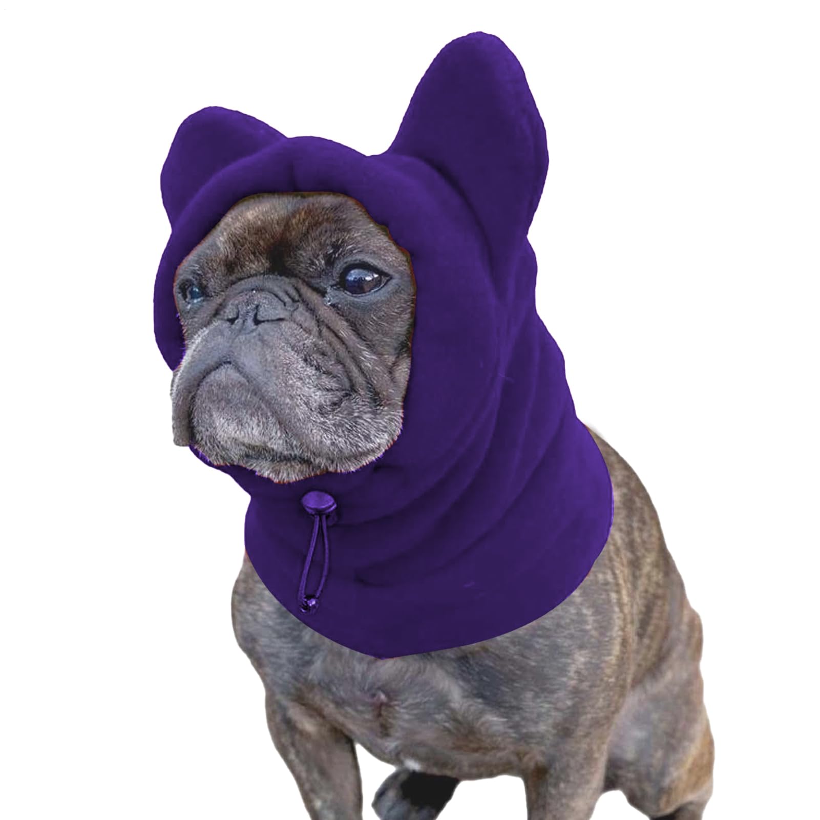 Zyntora Warm Dog Hat - Polar Fleece Pet Beanie,Windproof Dog Warm Hat for Outdoors Winter Party Holiday Festival Camping Hiking Costume