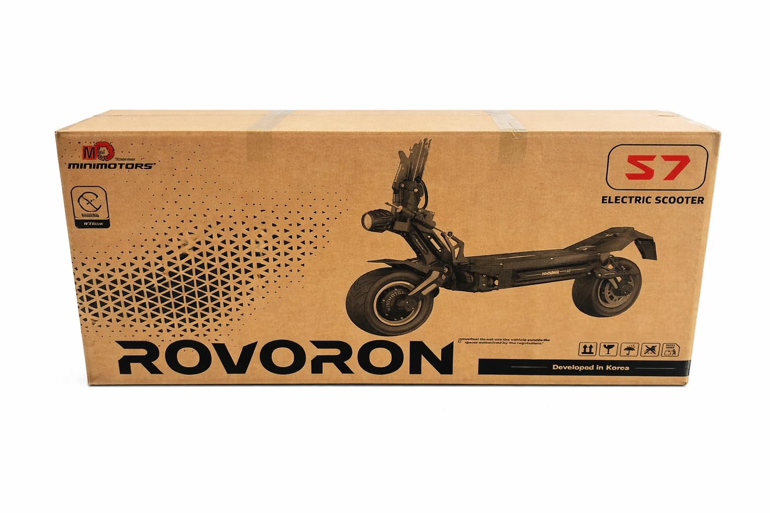 Rovoron Trottinette Électrique S7, Double Moteur 2x2500W