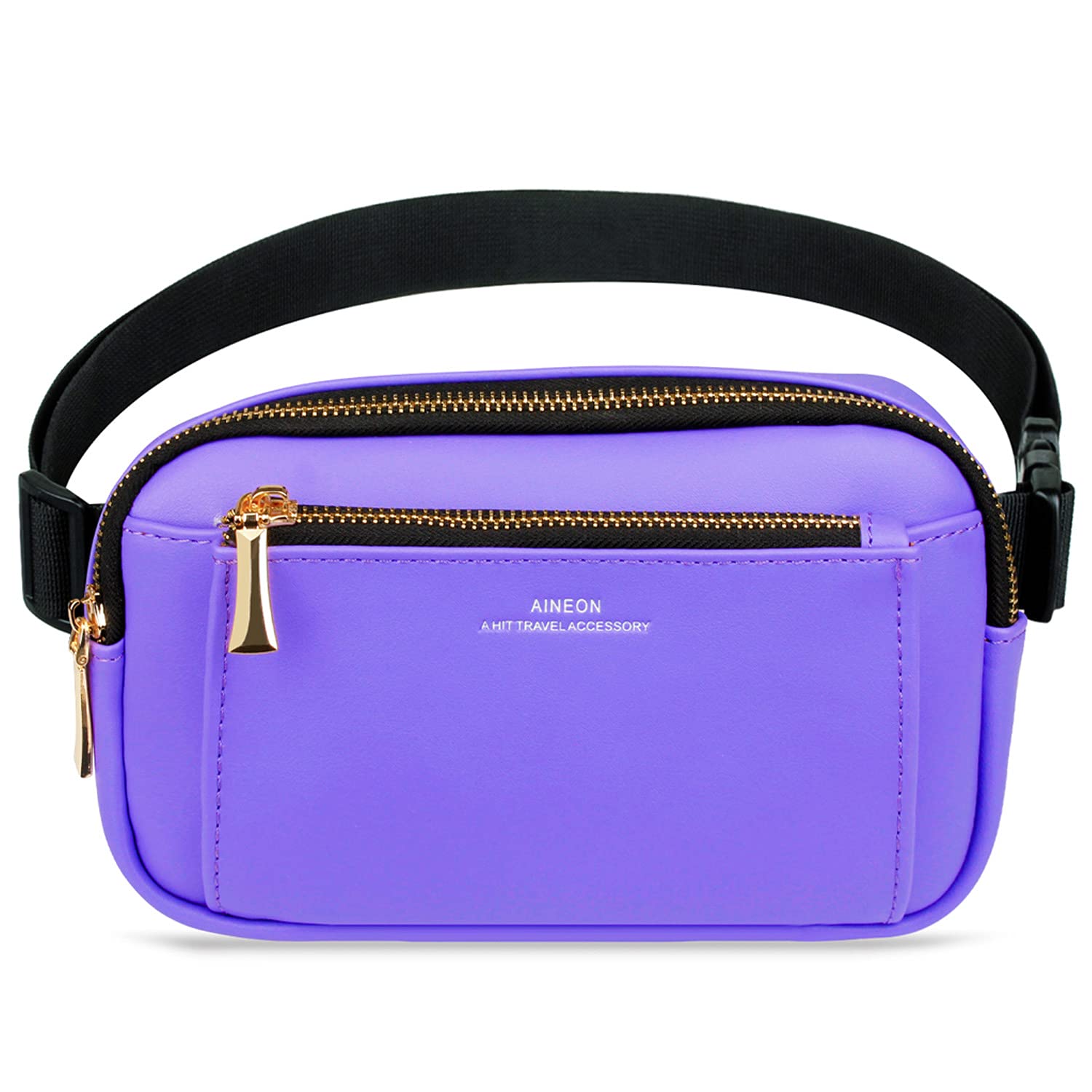 Fanny Packs for Women Fashion Leather Fanny Pack for Men Girls Boys, Plus Size Waist Pack Belt Bag with Adjustable Strap Waterproof Cute Bum Hip Bags