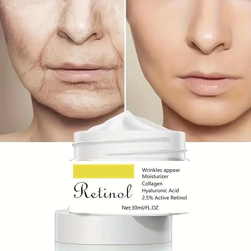 Miniatura 5 de Crema de retinol para la cara, crema facial de retinol con ácido hialurónico, crema nutritiva antiarrugas reparadora para el cuidado de la piel,