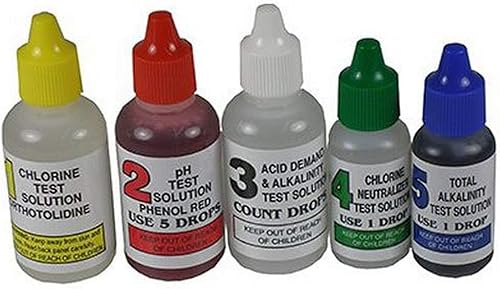 JED POOL TOOLS 00-330 Kit de prueba de recarga de 5 vías