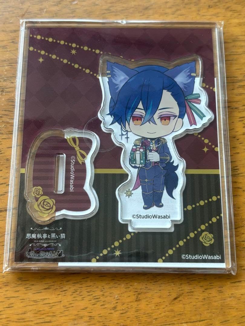 【未開封】悪魔執事と黒い猫　ハウレス　クッション アクリルスタンド 6点セット あくねこ ハウレス アクスタ 未開封】悪魔執事と黒い猫 ハウレス