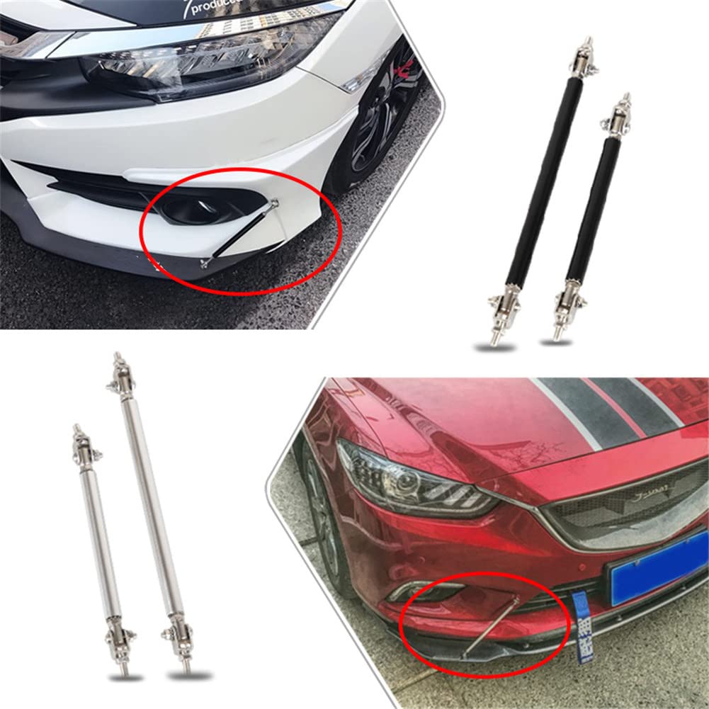 Barra di Supporto Paraurti, 150 mm Asta di Supporto Del Paraurti Anteriore Splitter per Labbro Del Paraurti Anteriore Regolabile Asta di Supporto per La Modifica Dell'auto