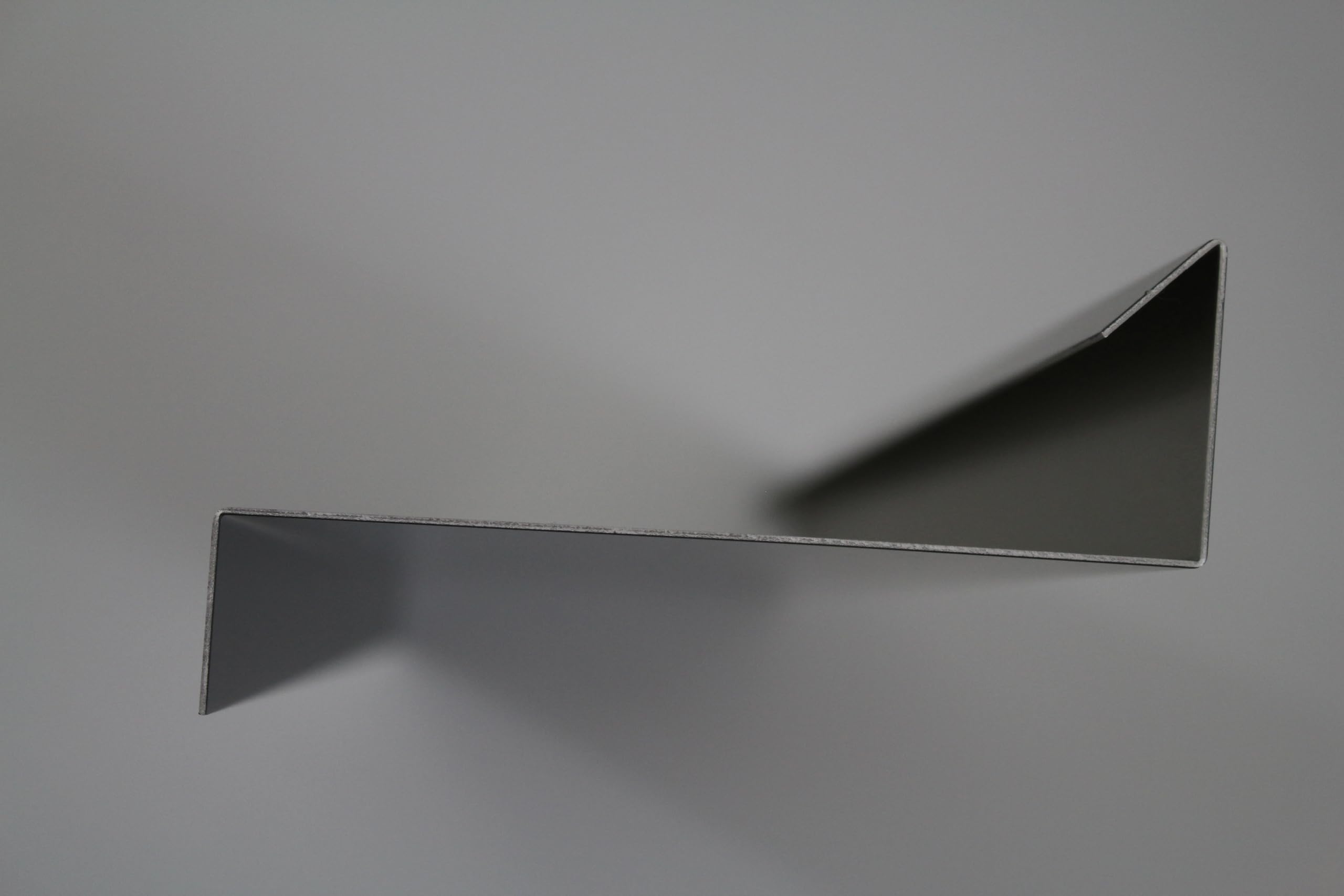 Schlögel GmbH Aluminium Tropfblech 1mm Alu Ral 7016 1500mm, 15/40/70/25 | Abschluss 5° Anthrazitgrau, T=50-400mm Ausladung wählbar, Anschraubsteg 25mm, gekantete Ausführung