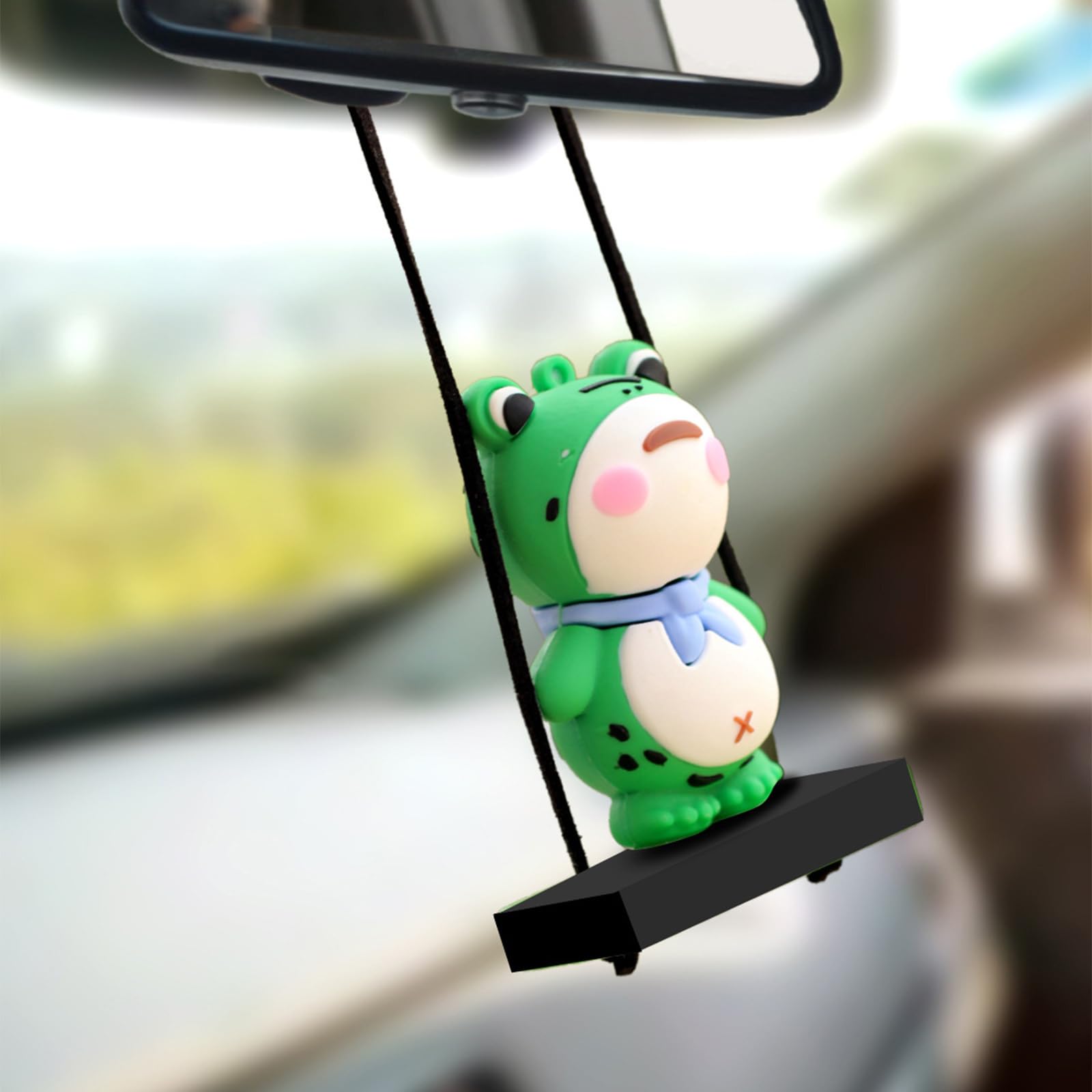 Niedliche Holzfigur Fürs Auto - Witziger Dashboard-Begleiter