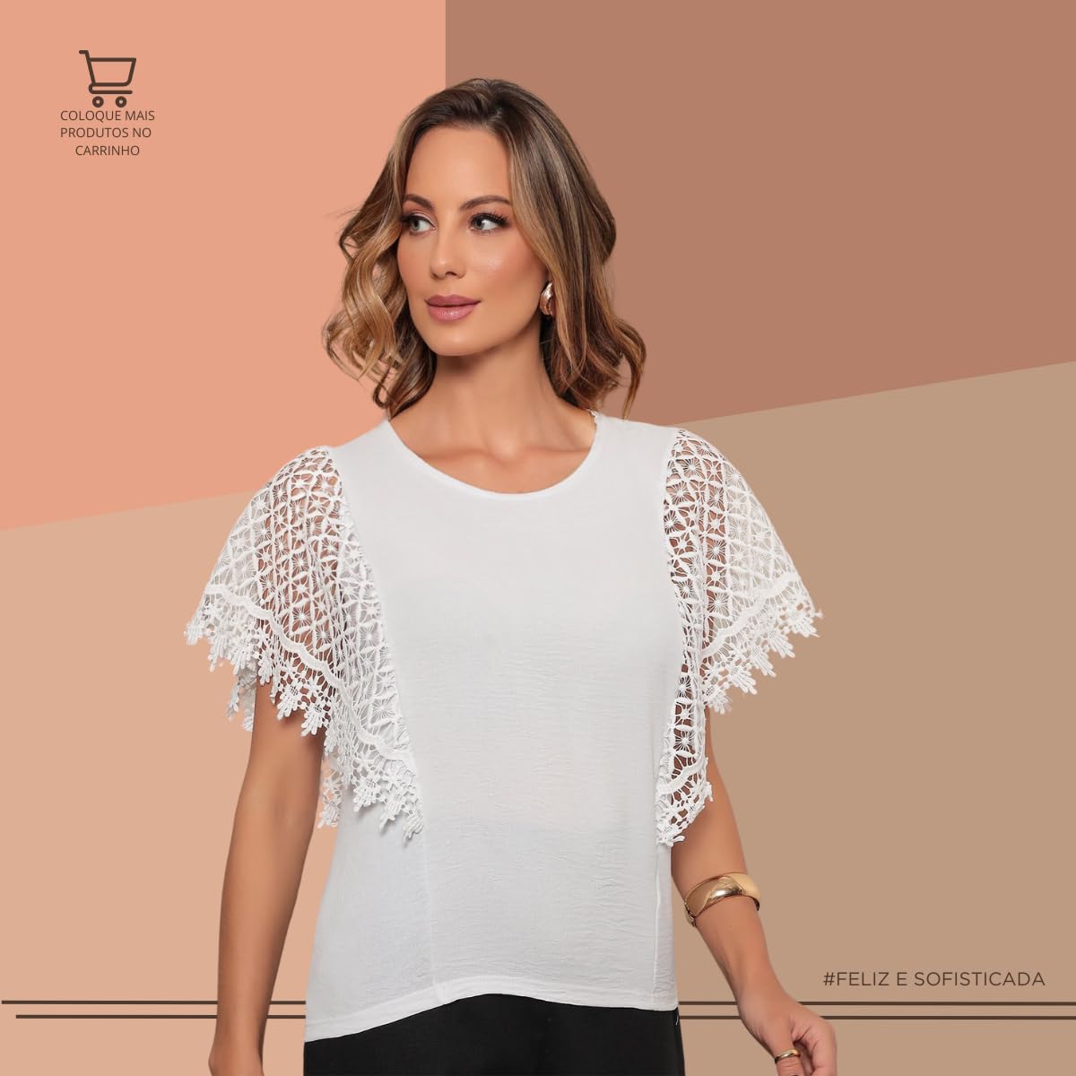 Blusa Elegante Feminina Manga em Renda Confortável Não Amassa Diversas Ocasiões Casamento Batizado Festas em promoção! Veja a oferta e mais achadinhos de Blusas 6 Hoje é o melhor dia para comprar Blusa Elegante Feminina Manga em Renda Confortável Não Amassa Diversas Ocasiões Casamento Batizado Festas com aquele preço maroto! Promoção! Aproveite a oferta! 6
