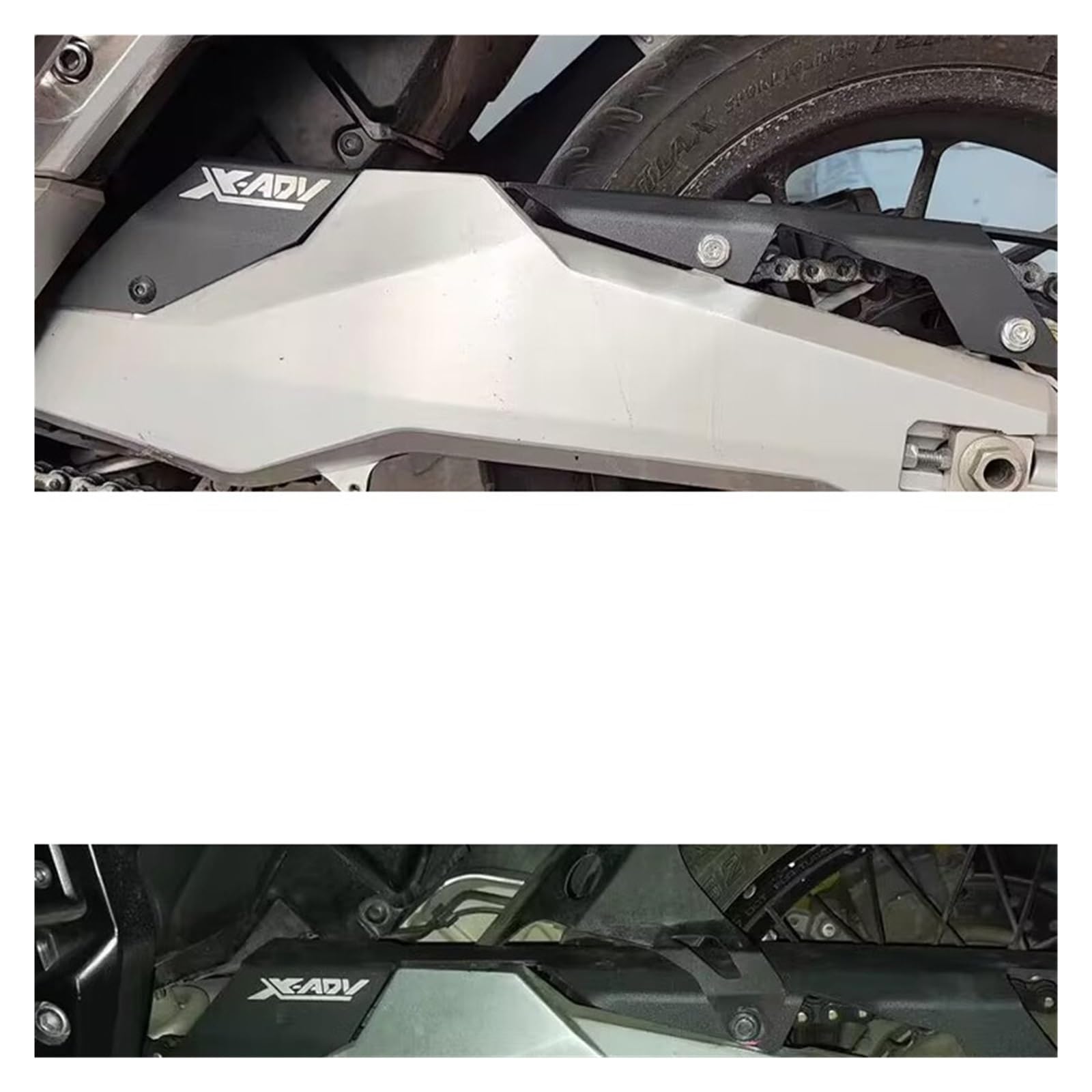 Accessoires de Moto Garde-chaîne Garde-chaîne Compatible avec XADV X ADV 750 X-ADV750 2016-2024(Black-XADV)