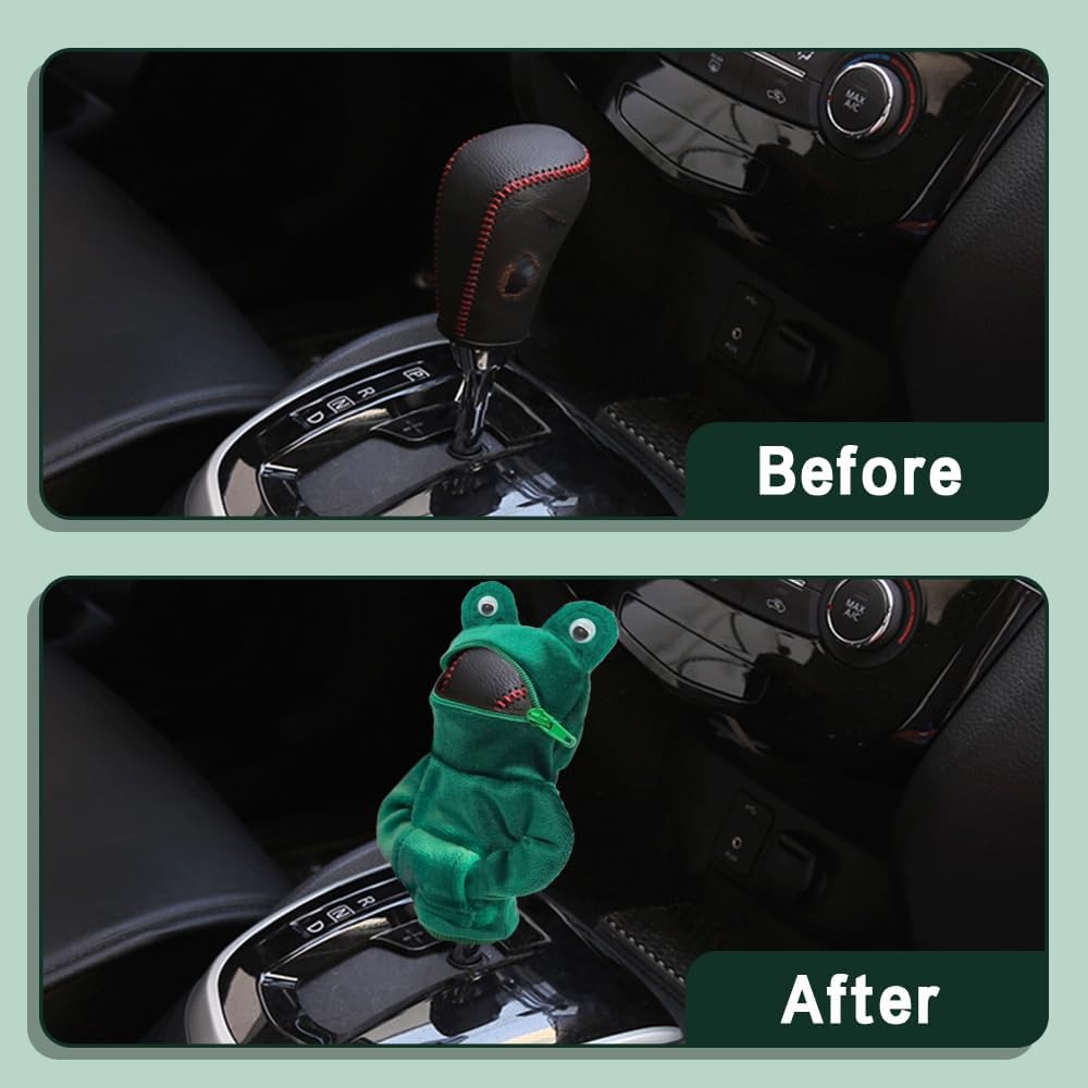 Car Gear Shift Cover with Shark Hoodie image 2