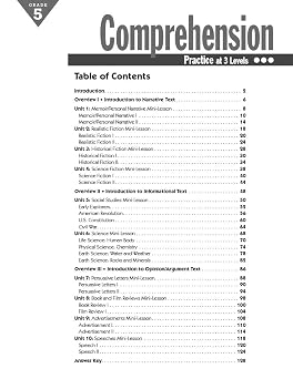 Reading Comprehension Meaningful Mini-Lessons & Practice Grade 5