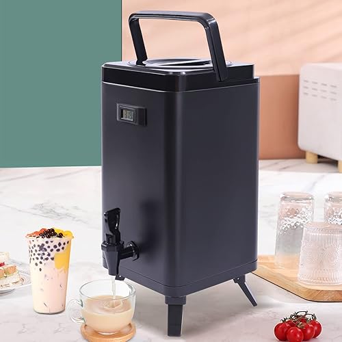 Miniatura 10 de Dispensador de bebidas aislado de acero inoxidable 304, dispensador térmico de bebidas frías y calientes, dispensador de bebidas de 12 L3.17 galones
