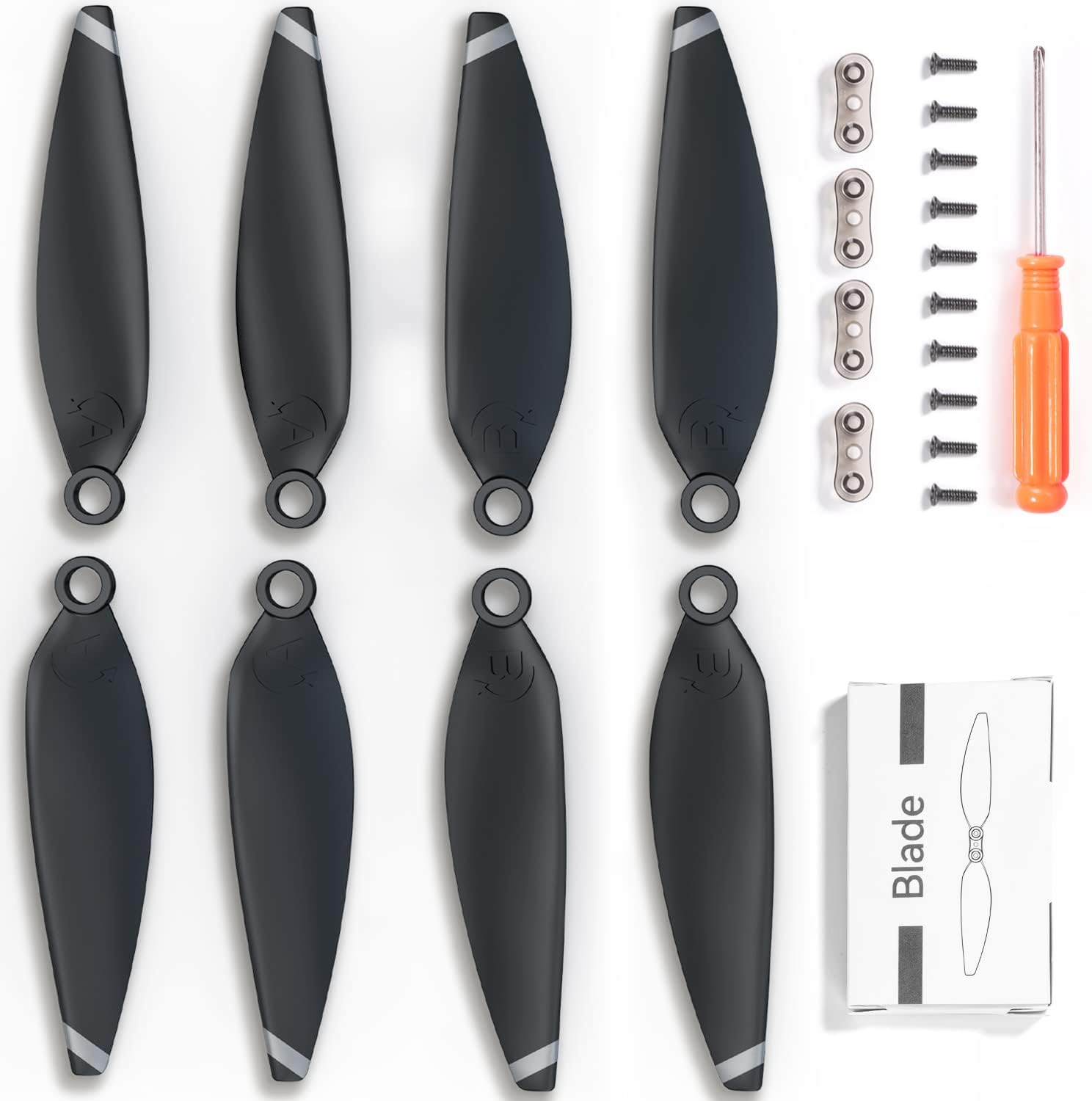 4 Pcs F11MINI Drone Propellers Accessories Compatible Replacement Low-Noise and Quick-Release Blades