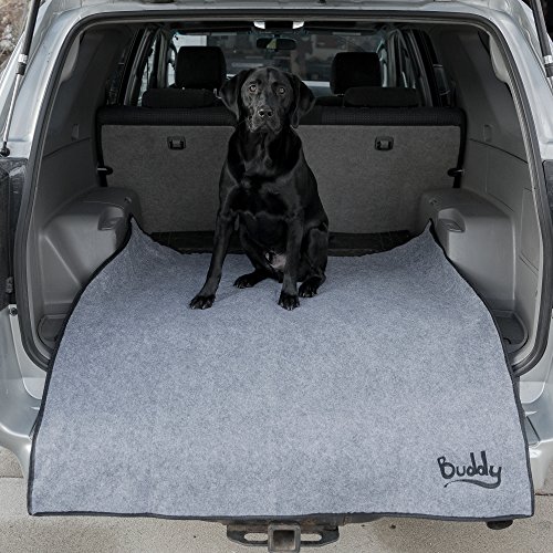 Buddy Pay Dirt Car, Truck, Suv Universal Trunk Mat, Rear Bumper Guard Flap Protector Keeps Your Clothing Clean & Your Rear Bumper Protected | Machine Washable And Waterproof #TOP6