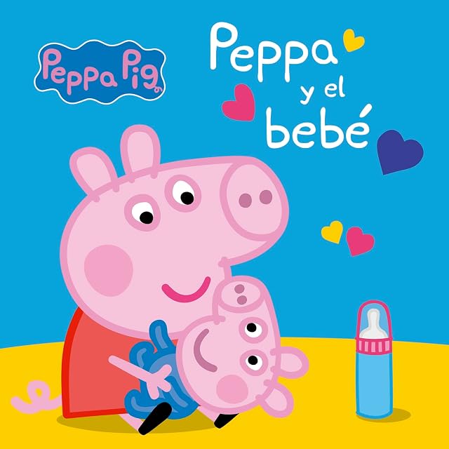 Portada de Peppa Pig. Libro de cartón - Peppa Pig y el bebé