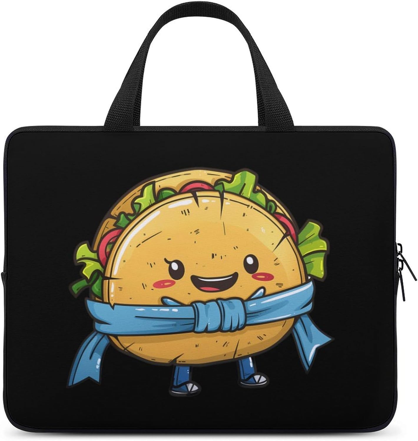 Jiu Jitsu Martialtacos Laptop Bag Print Computer Sleeve Case Protector Briefcase Totes for Women Men