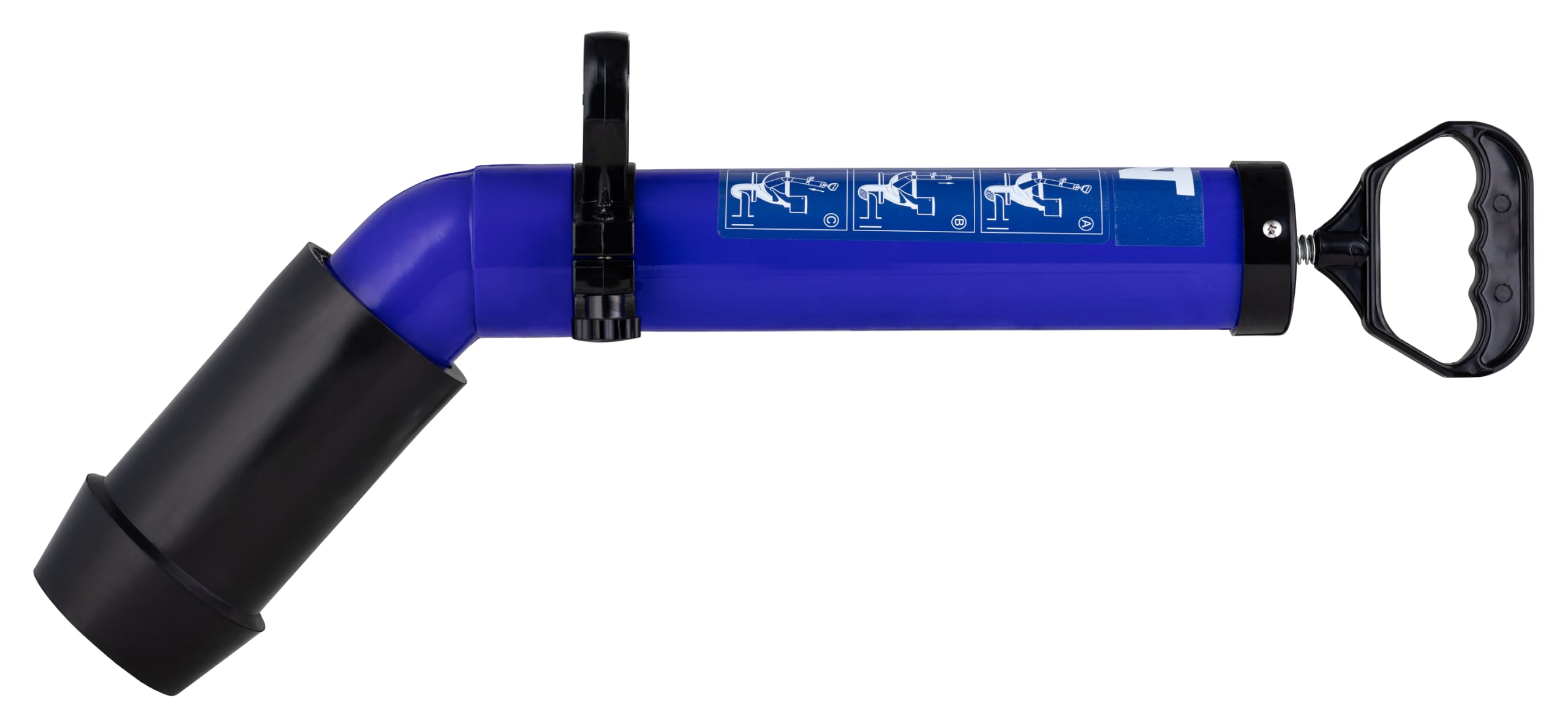Déboucheur à pression PRO avec 3 embouts – Pompe de débouchage WC, évier, lavabo, douche et canalisation – Déboucheur sanitaire sans produit chimique NOYON & THIEBAULT