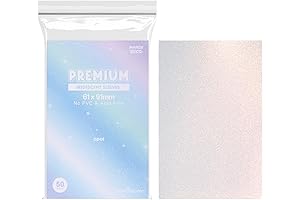 Opal Pearlescent Shimmer Card Sleeve (PVC & Acid-Free)