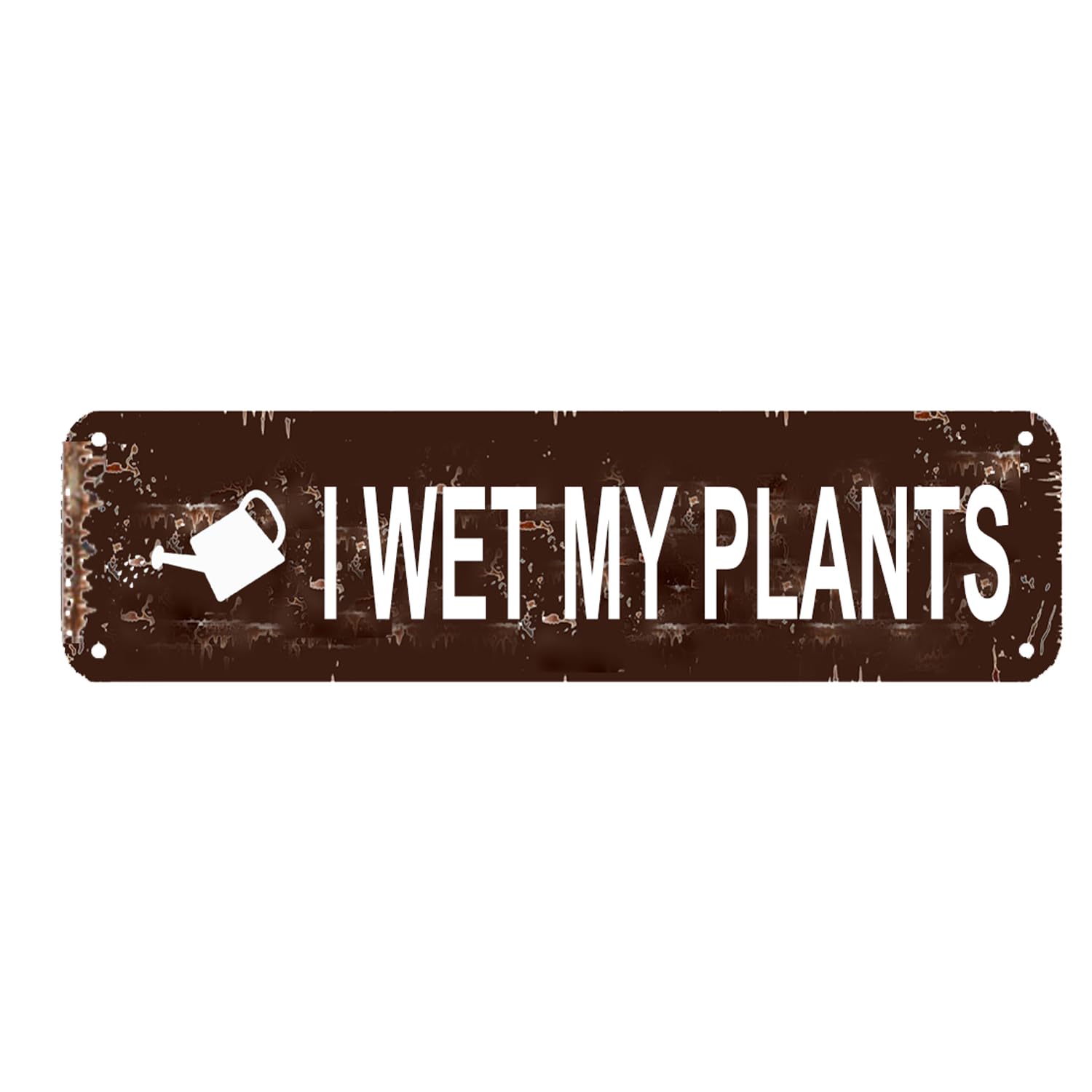 Cute Garden Sign, Greenhouse Sign, Funny Gardener Sign, I Wet my Plants, Gardener Gift for Her, Garden Bed Marker, Flower Garden Home Garden Vintage