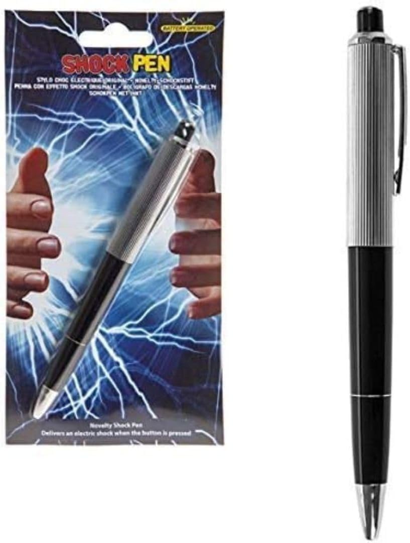 OOYES Electric Shocking Ballpoint Fun Toy Joke Pen|Electric Shock Pen Practical Joke Gag Prank Funny Trick Fun Gadget April Fool,Practical Joke Toy Prank Gag Gadget Hilarious Gift novelty & gag toys