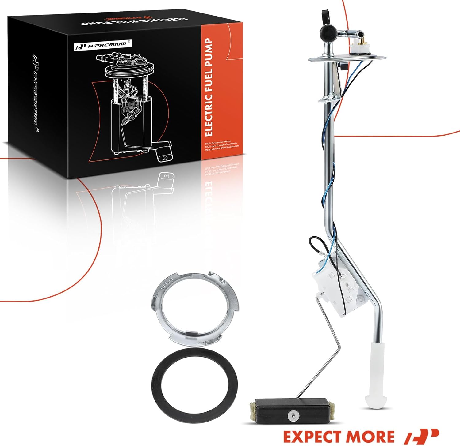 A-Premium Fuel Tank Sending Unit Compatible with Dodge 600, Aries, Daytona, Lancer, Shadow, Spirit & Chrysler Daytona, Dynasty, E Class, Imperial, Laser, LeBaron & Plymouth Acclaim, Caravelle, Reliant