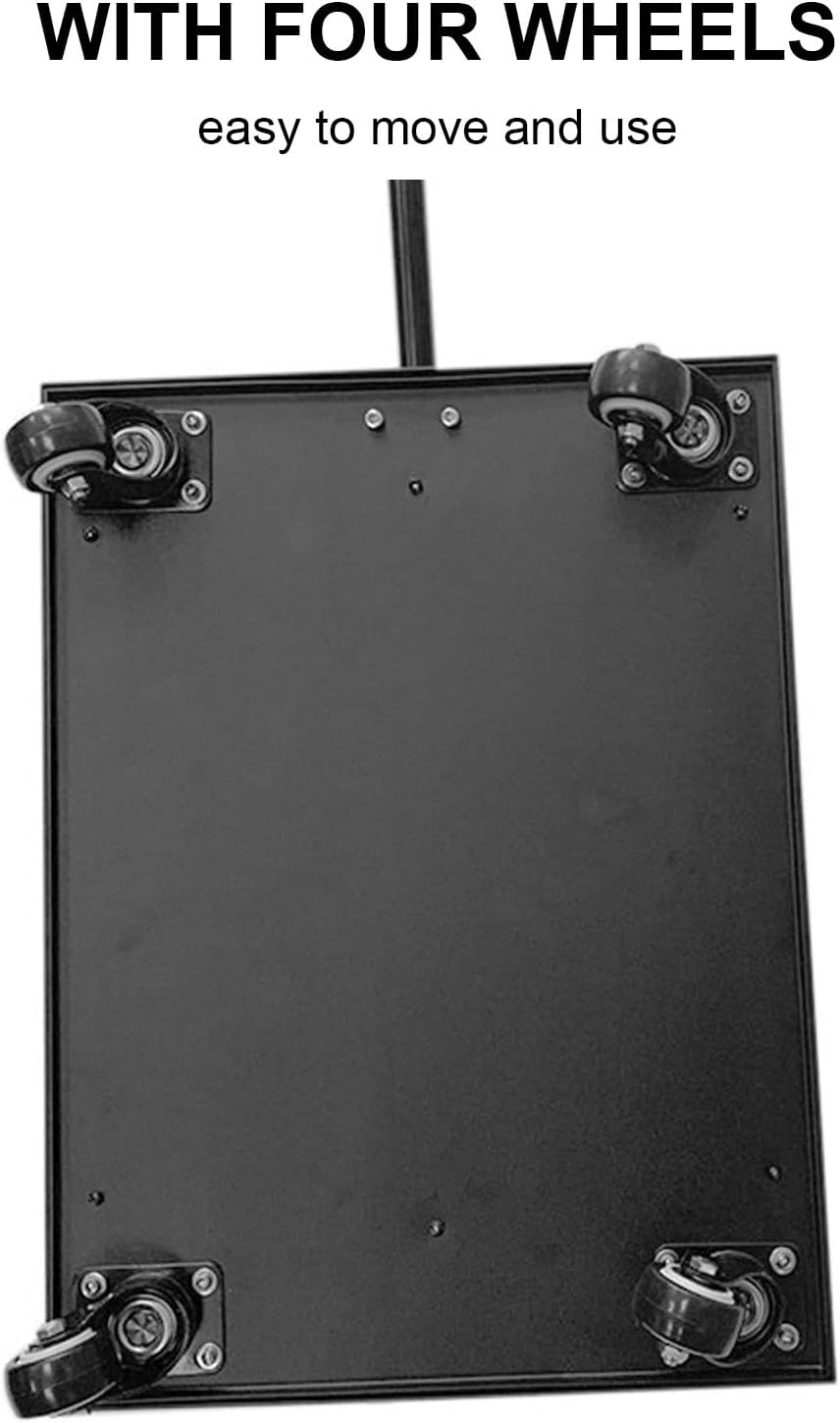 Car Undercarriage Inspection Mirror, with LED Lighting and Wheels, Retractable Car Undercarriage Inspection Tool